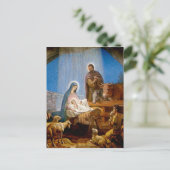 Cartes Pour Fêtes Annuelles Cadeaux de crèches pour Noël (Debout devant)