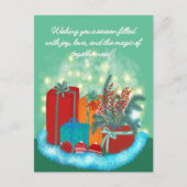 Cartes Pour Fêtes Annuelles Cadeaux de Noël (Devant)