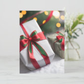 Cartes Pour Fêtes Annuelles Cadeaux de Noël (Debout devant)