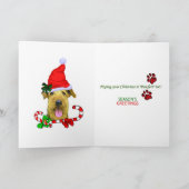 Cartes Pour Fêtes Annuelles Cadeaux de Noël d'Airedale Terrier (Intérieur)