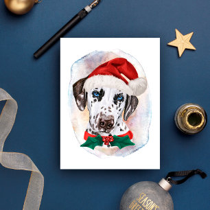 Cartes Pour Fêtes Annuelles Cadeaux de Noël Dalmatien pour les amoureux des ch