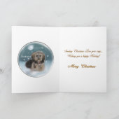 Cartes Pour Fêtes Annuelles Cadeaux de Noël de Cockapoo (Intérieur)