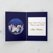 Cartes Pour Fêtes Annuelles Cadeaux de Noël de Havanese (Intérieur)