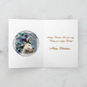 Cartes Pour Fêtes Annuelles Cadeaux de Noël de lévrier (Intérieur)