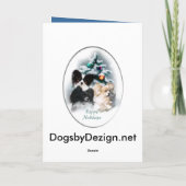 Cartes Pour Fêtes Annuelles Cadeaux de Noël de Papillon (Dos)