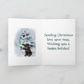 Cartes Pour Fêtes Annuelles Cadeaux de Noël de rottweiler (Intérieur)