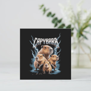Cartes Pour Fêtes Annuelles Cadeaux de Noël drôles de cabiaïou Heavy Metal