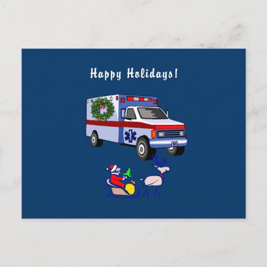 Cartes Pour Fêtes Annuelles Cadeaux de Noël EMS (Devant)