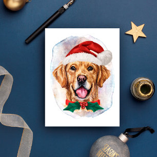 Cartes Pour Fêtes Annuelles Cadeaux De Noël Golden Retriever Pour Les Amateurs