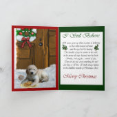 Cartes Pour Fêtes Annuelles Cadeaux de Noël Goldendoodle (Intérieur)