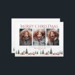 Cartes Pour Fêtes Annuelles Cadeaux de Noël minimalistes Photo de vacances<br><div class="desc">Cadeaux de Noël minimalistes Carte de Noël photo de vacances avec 3 de vos photos préférées ! Souhaitez à vos amis et à votre famille une saison de vacances joyeuse avec cette carte délicieuse! Veuillez nous contacter à cedarandstring@gmail.com si vous avez besoin d'aide pour la conception ou les produits correspondants....</div>