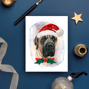 Cartes Pour Fêtes Annuelles Cadeaux de Noël pour amateurs de Mastiff Anglais