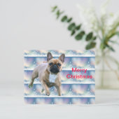 Cartes Pour Fêtes Annuelles Cadeaux de Noël pour Bouledogue Français (Debout devant)
