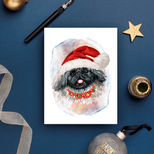Cartes Pour Fêtes Annuelles Cadeaux de Noël pour les amoureux des chiens Pékin