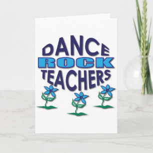 Cartes Pour Fêtes Annuelles Cadeaux de professeur de danse