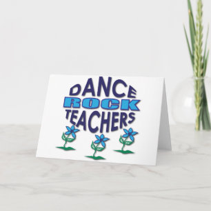Cartes Pour Fêtes Annuelles Cadeaux de professeur de danse