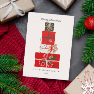 Cartes Pour Fêtes Annuelles Cadeaux de style scandinave minimal pour les fêtes