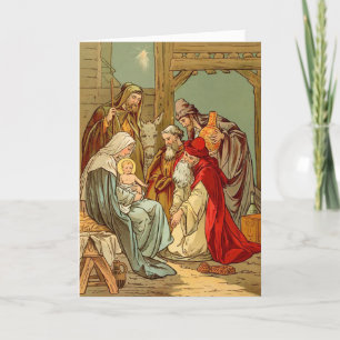 Cartes Pour Fêtes Annuelles Cadeaux des Magi