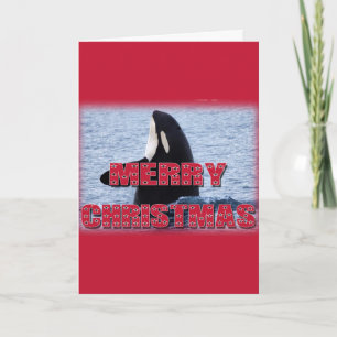 Cartes Pour Fêtes Annuelles Cadeaux d'houblon d'espion de baleine d'orque de