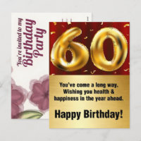 Cadeaux Personnalisés pour un 60ème Anniversaire :