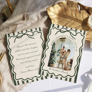 Cartes Pour Fêtes Annuelles Cadran de la mâchoire dessinée à la main - photo f