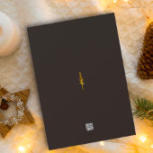 Cartes Pour Fêtes Annuelles Cadre de lumières de chaîne élégant et rustique po