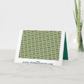 Cartes Pour Fêtes Annuelles Cadre de photo de Noël (Dos)