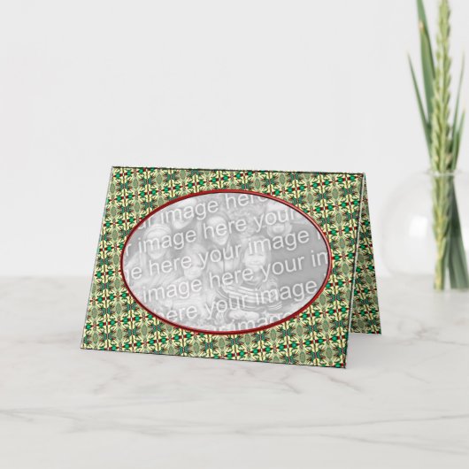 Cartes Pour Fêtes Annuelles Cadre de photo de Noël (Devant)