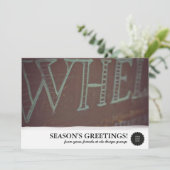 Cartes Pour Fêtes Annuelles Cadre de traçage plat (Debout devant)