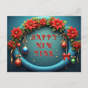 Cartes Pour Fêtes Annuelles Cadre de vacances festif