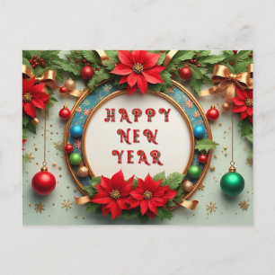 Cartes Pour Fêtes Annuelles Cadre de vacances festif