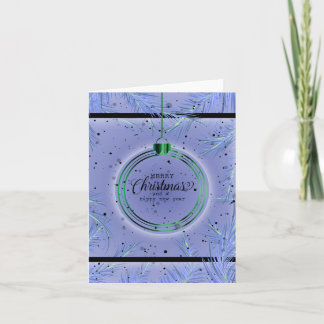 Cartes Pour Fêtes Annuelles Cadre Noël Rétro Branches Joyeux Noël