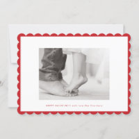 cadre photo couleur de bienvenue moderne RED FRAME