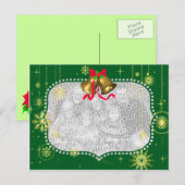 Cartes Pour Fêtes Annuelles Cadre photo de Noël (Devant / Derrière)