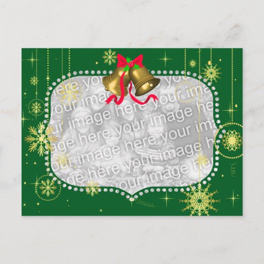 Cartes Pour Fêtes Annuelles Cadre photo de Noël (Devant)