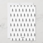 Cartes Pour Fêtes Annuelles Cadre photo Doodle Noël (Dos)