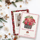 Cartes Pour Fêtes Annuelles Cadres classiques avec photo Noël