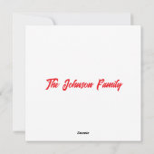 Cartes Pour Fêtes Annuelles Café chaud à la crème fouettée d'hiver dans une ta (Dos)