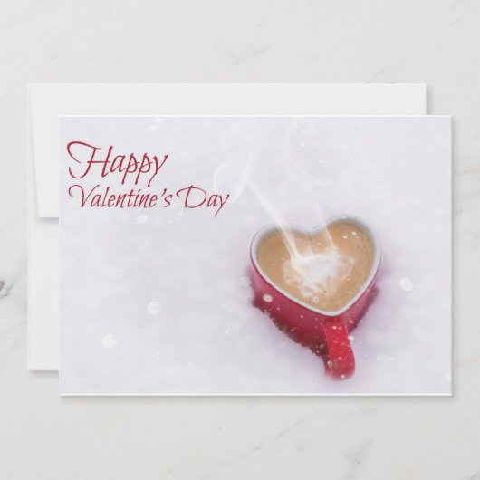 Cartes Pour Fêtes Annuelles Café Saint-Valentin (Devant)