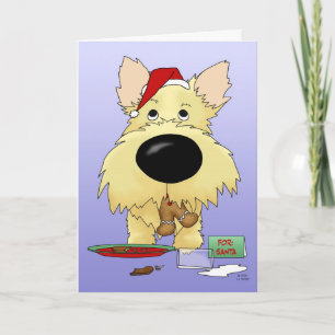 Cartes Pour Fêtes Annuelles Cairn Terrier Christmas