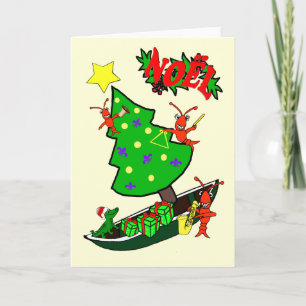 Cartes Pour Fêtes Annuelles Cajun Crawfish