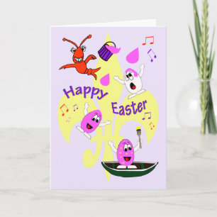 Cartes Pour Fêtes Annuelles Cajun Themed Easter Egg