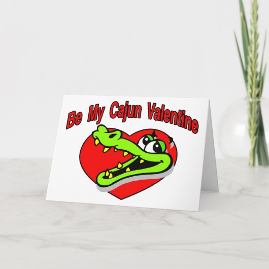 Cartes Pour Fêtes Annuelles Cajun Valentine (Devant)