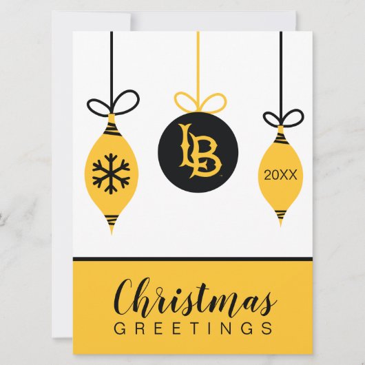 Cartes Pour Fêtes Annuelles Cal State Long Beach (Devant)