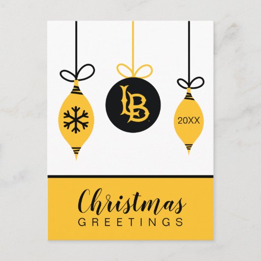 Cartes Pour Fêtes Annuelles Cal State Long Beach (Devant)