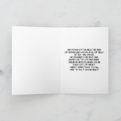 Cartes Pour Fêtes Annuelles Calamité du Père Noël ! (Intérieur)