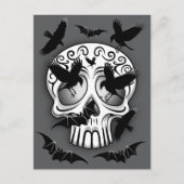 Cartes Pour Fêtes Annuelles Calaveras décoratives Halloween (Devant)