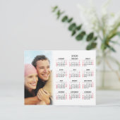 Cartes Pour Fêtes Annuelles Calendrier 2020 Votre Photo (Debout devant)