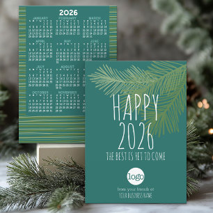 Cartes Pour Fêtes Annuelles Calendrier 2025 avec logo pour les entreprises