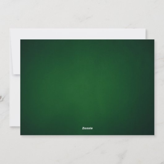 Cartes Pour Fêtes Annuelles Calendrier 2026 Famille Photo Vert Moderne Minimal (Dos)
